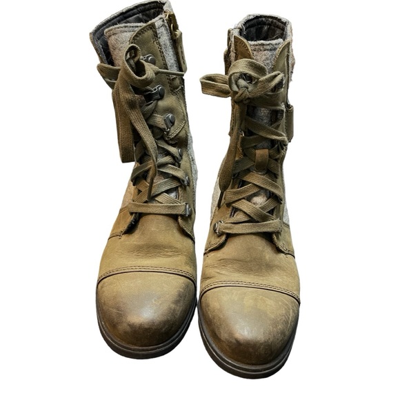 Sorel Womens Major Carly Combat Boot 6.5 - Picture 4 of 8